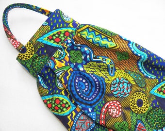 Bold Graphic Fabric Bag Dispenser, Kitchen Grocery Bag Holder