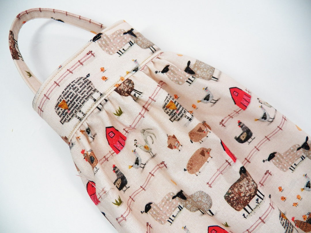 Farm Animals Kitchen Organizer for Recycling Plastic Grocery Bags