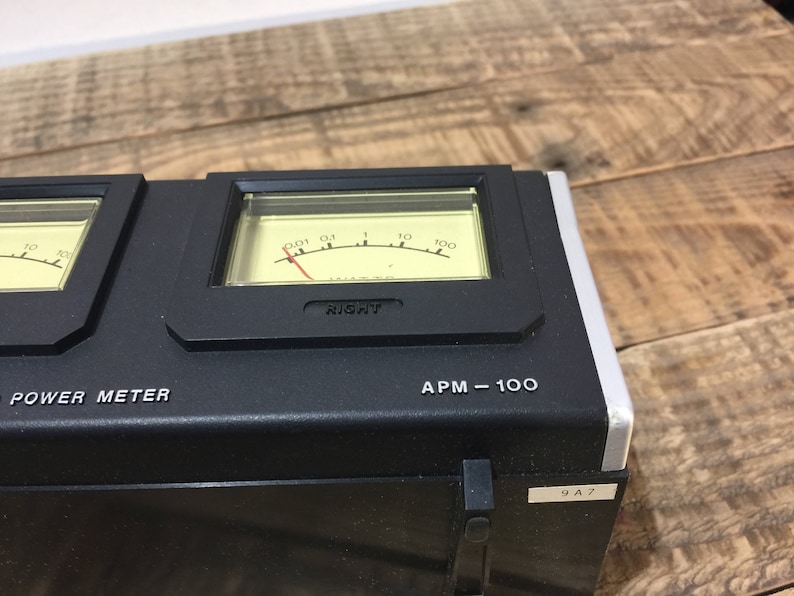 Realistic APM-100 Analog Audio Power Meter Watts With User | Etsy
