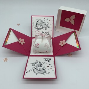 Feen 3d Explodierende Geburtstag Foto Geschenk Box Keepsake Etsy