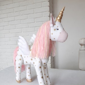Unicorn  Unicorn toy  Unicorn doll  Fabric unicorn  Soft unicorn