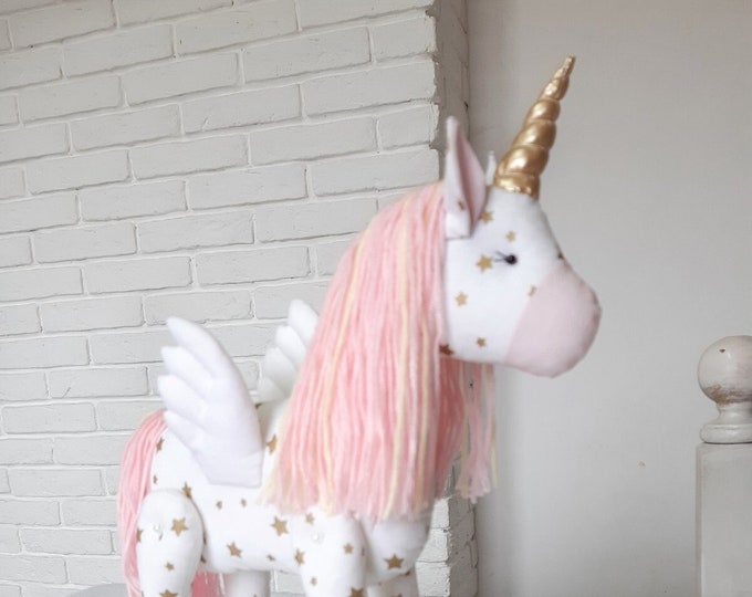 Unicorn  Unicorn toy  Unicorn doll  Fabric unicorn  Soft unicorn