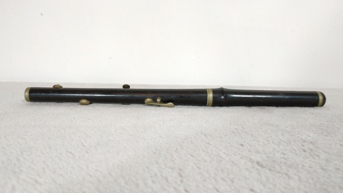Antique Rosewood Fife Wooden Flute Or Piccolo Vintage Irish Etsy