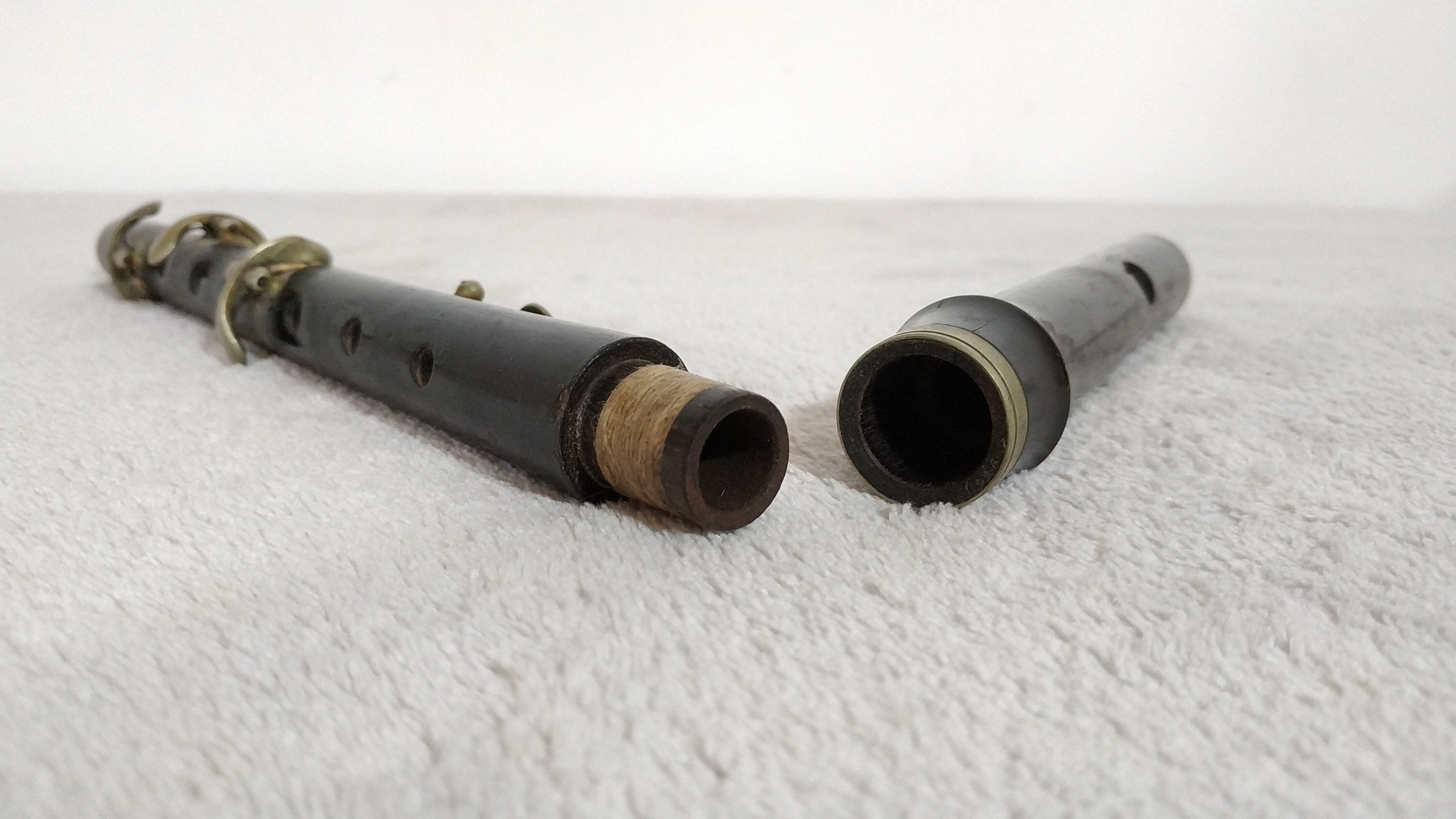 Antique Rosewood Fife Wooden Flute Or Piccolo Vintage Irish Etsy