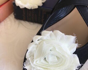 shoes with roses on them