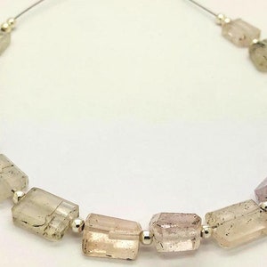 1 Strand Morganite Drilled Beads