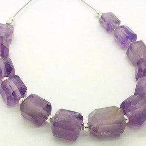 1 Strand Amethyst Drilled Beds