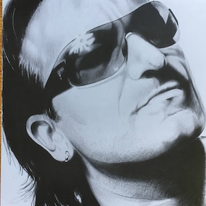 U2 Bono Print