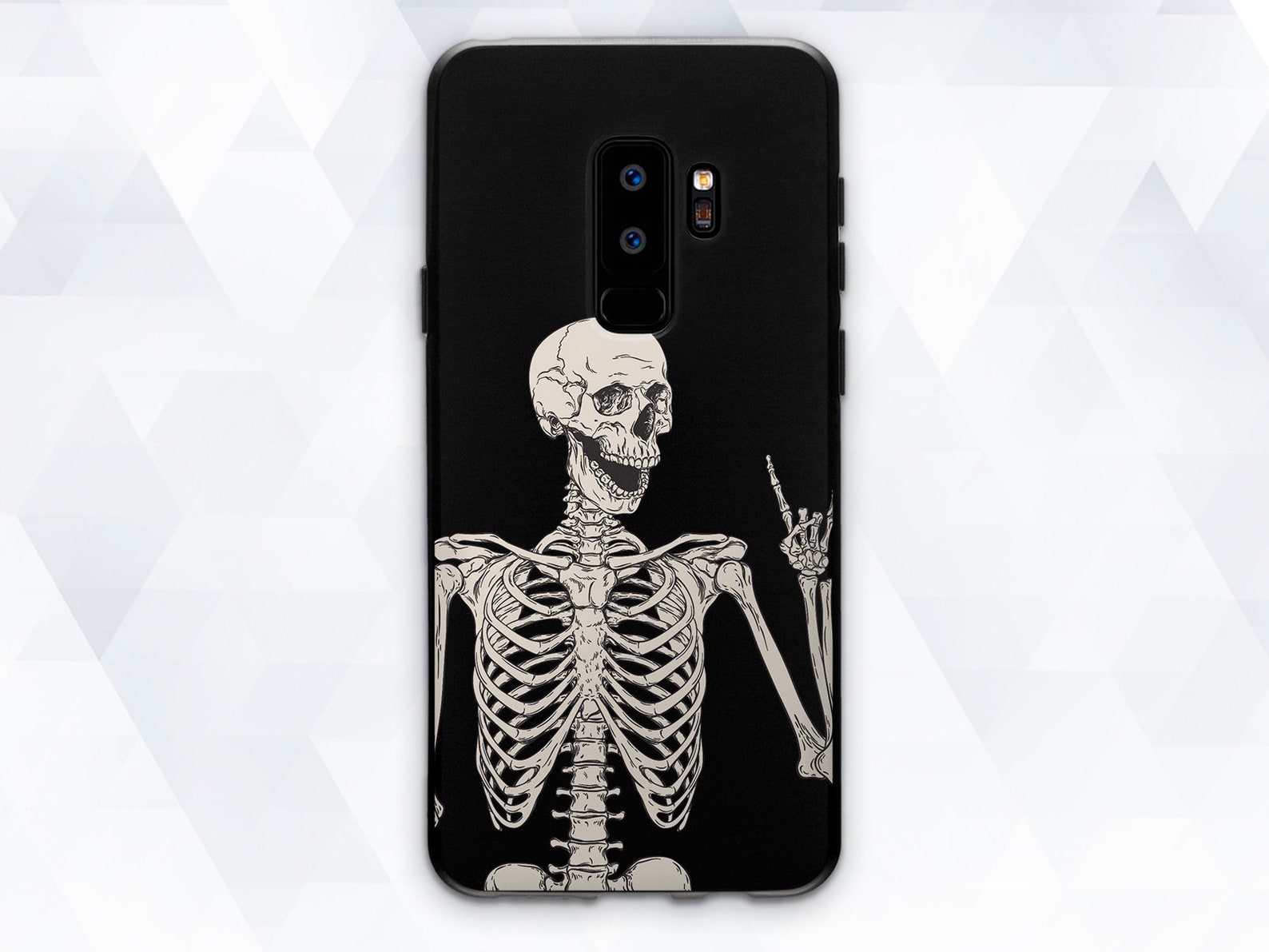 Skeleton Iphone Case Goth Indie Iphone XR X 8 7 Funny Skull Etsy