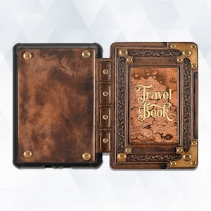 Book Kindle case for Men Aesthetic Kindle 10th generation 2019 Kindle Paperwhite 10th generation Looks Like Vintage Travel Book Retro cover