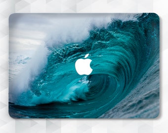 Wave MacBook case Ocean Surf MacBook Pro 13 16 15 Air 13 2020 Nature Water MacBook 12 inch for Men Blue Wave Beach Aesthetic Retina cover