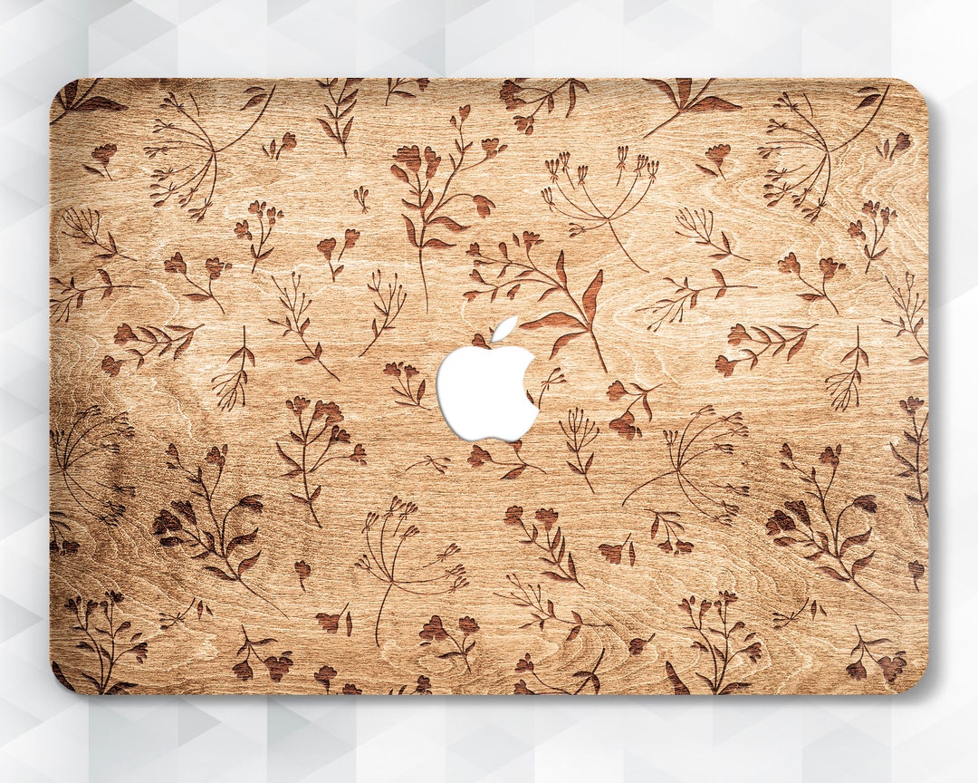 Flowers Macbook Case Wood Cute Macbook Pro 13 16 15 Air 13 Etsy