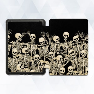 Goth Kindle case Skeletons Horror All-new Kindle 10th gen Kindle Paperwhite 10th gen 2019 6&quot; Skulls Trendy Funny Gothic Halloween cover