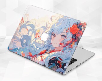 Kawaii MacBook Case Anime Girl MacBook Pro 13 14 Air 13 M2
