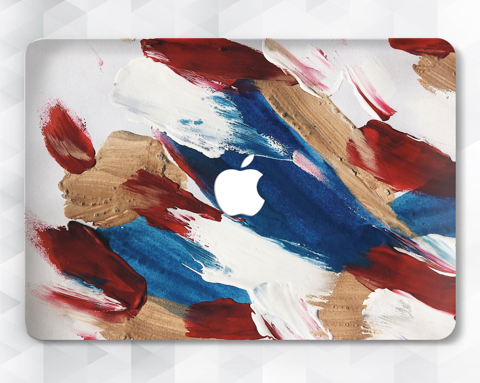 Paint Macbook case Red Blue Macbook Pro 13 inch 2019 Air 13 Etsy