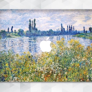 Monet MacBook case Vintage Art MacBook Pro 13 16 Air 13 2020 12 15 inch Painting Nature Yellow Flowers Aesthetic Floral Retro Antique cover