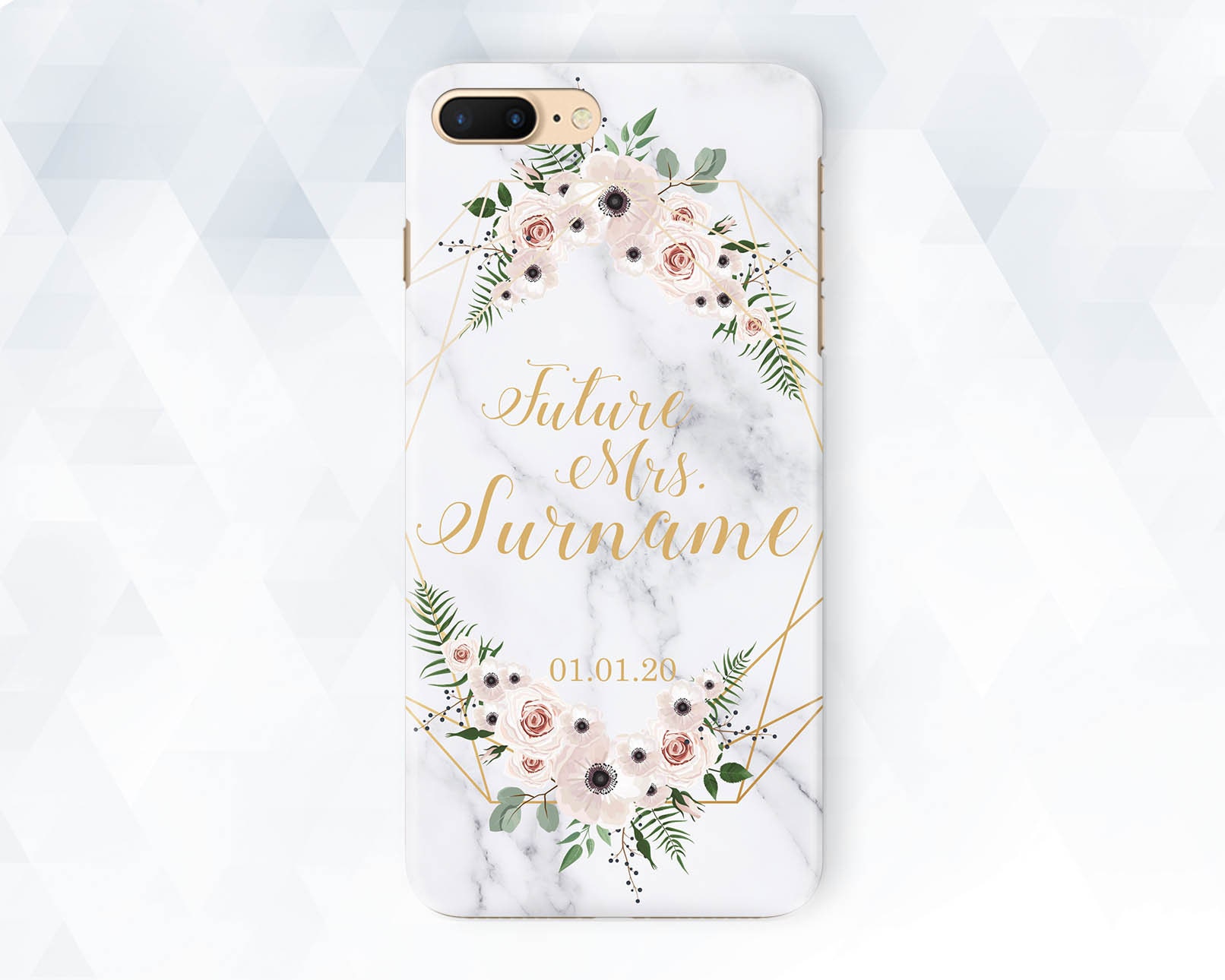 Marble Iphone Case Name Girl Iphone Xr Xs 8 7 Bride To Be Case Etsy