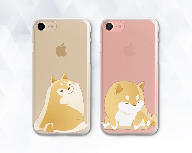 Shiba iPhone case Kawaii Girl iPhone 11 Pro XR Xs 8 7 Japanese Dogs case for Galaxy s10 Plus Pixel 4 Cute Funny Animals Kids Couple cover 