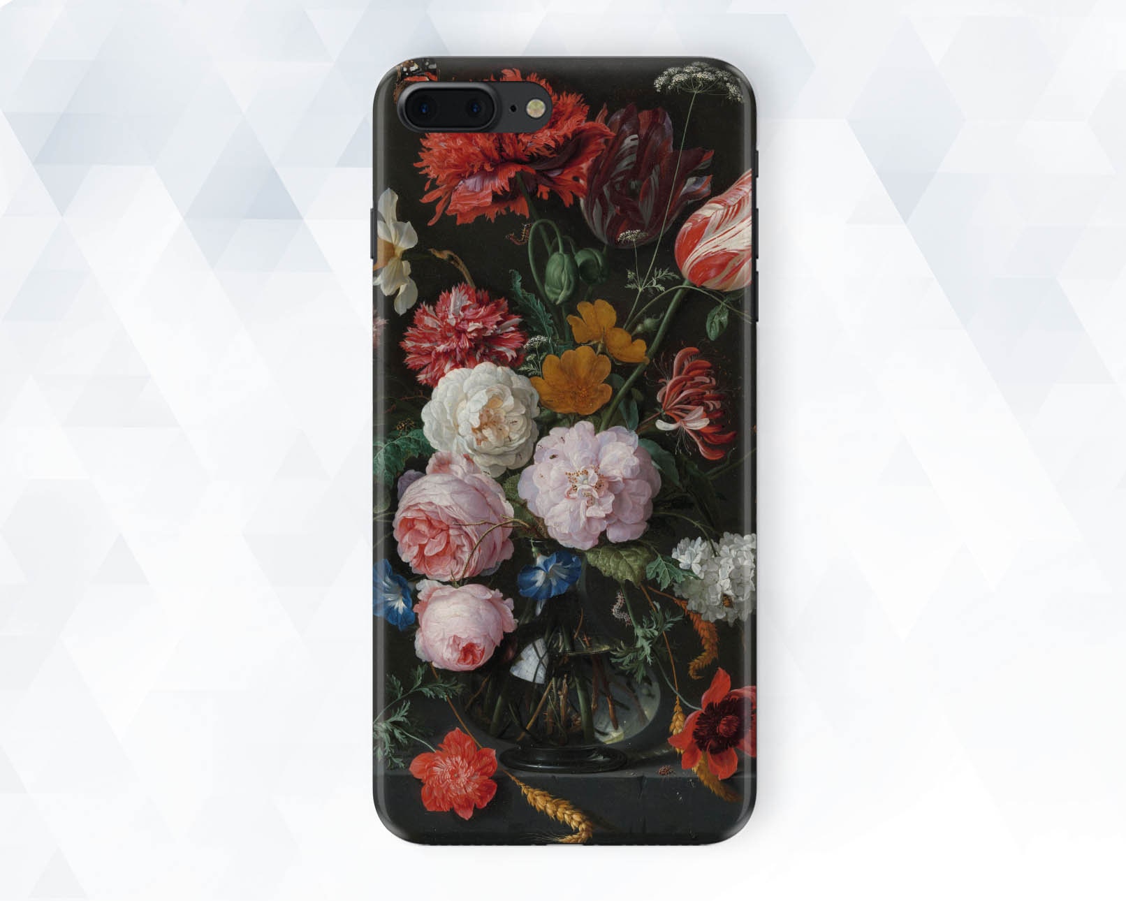 Flowers iPhone case Vintage Girl iPhone XR Xs 8 7 Cute Retro case for Galaxy s10 Plus s9 Pixel 3a Art Nature Aesthetic Floral Peonies cover