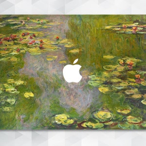 Monet MacBook case Art Vintage MacBook Pro 13 16 Air 13 2020 12 15 Painting Aesthetic Flowers Nature Floral Claude Monet Water Lilies cover