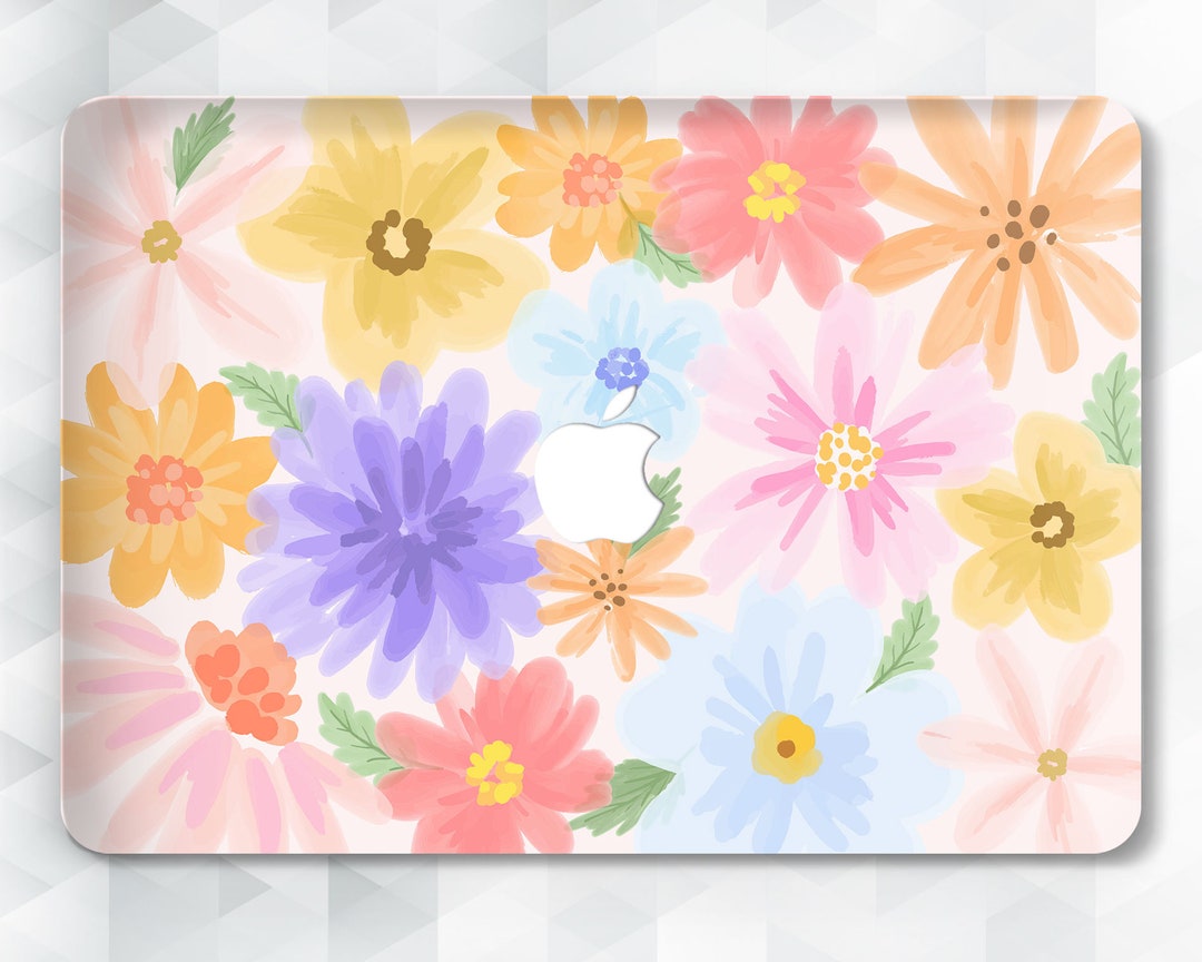 Flowers MacBook Case Cute Aesthetic MacBook Pro 13 14 Inch Air 13 M2 ...