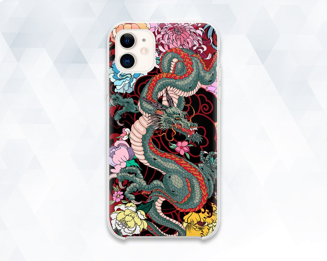 Dragon iPhone Case Japanese Art iPhone 13 12 11 XR 8 Case Japan Style