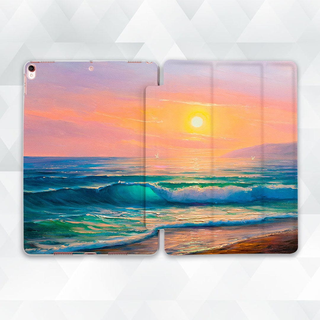 Japan iPad Case Ocean Wave Japanese Art iPad 9.7 2018 6th