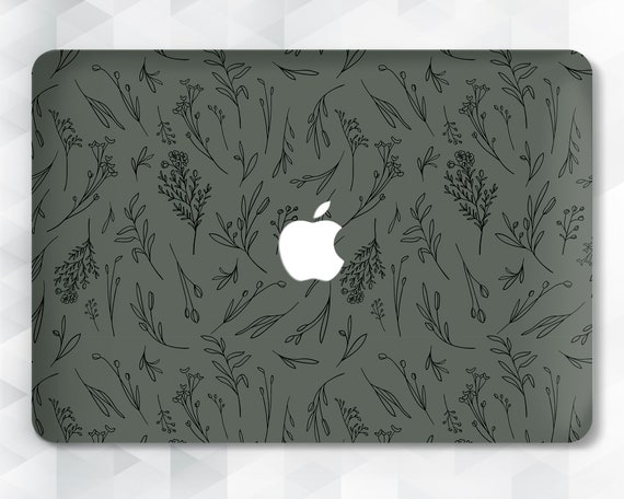 Floral MacBook Case Green Cute MacBook Pro 13 16 15 Inch Air 13 Nature Flowers MacBook 12 for Girls Women Plants Aesthetic Wildflower Cover Etsy