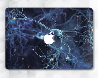 Brain MacBook case Science Medicine MacBook Pro 13 inch 2018 Air 13 Pro 15 Nurse Blue MacBook 12 Hard case Nursing Men Navy Medical Doctor