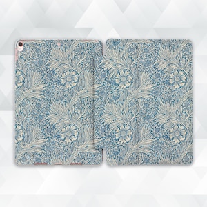 Flowers iPad case Aesthetic art iPad Air 5th iPad 10th 9th Pro 12.9 11 10.2 10.9 Mini 6 Vintage floral pattern William Morris Plants case