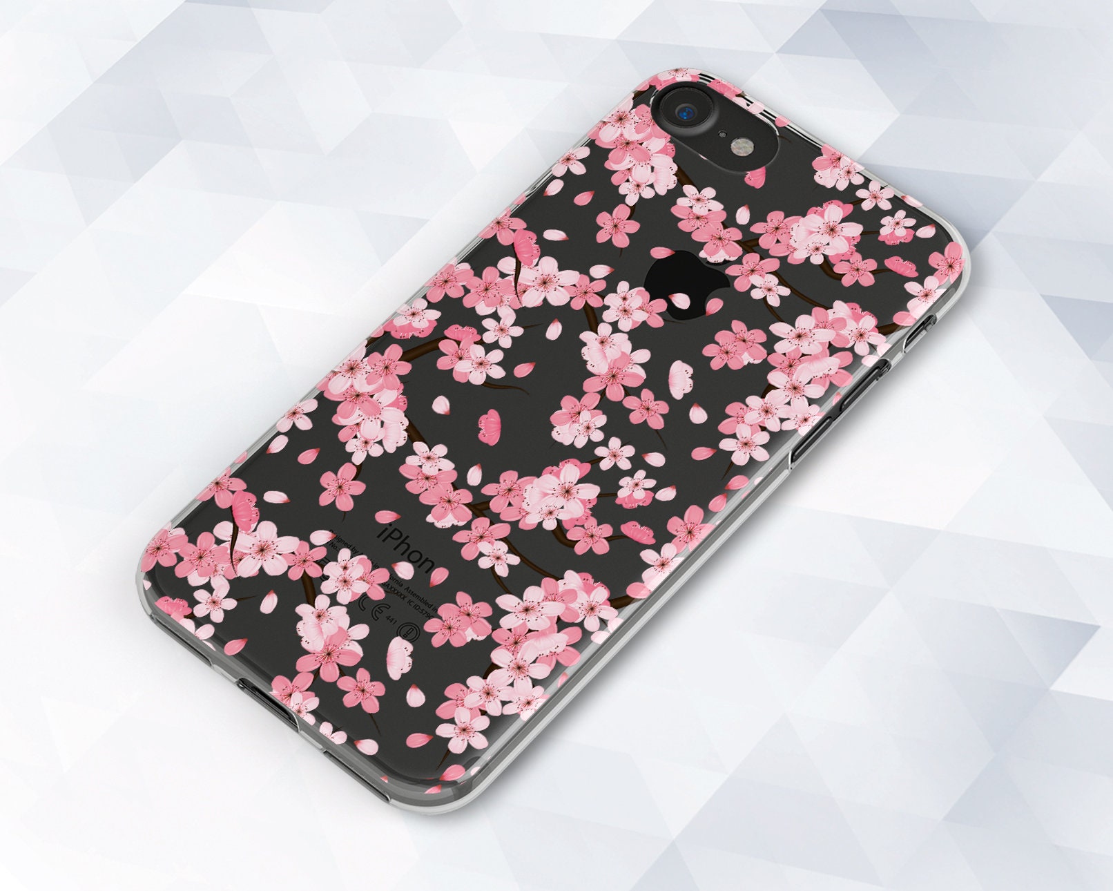Japanese iPhone Case Cute Flowers iPhone 12 11 XR X 8 Cherry