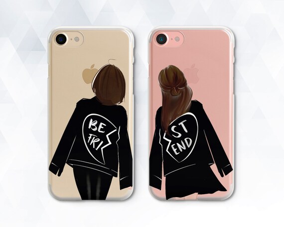 2x Bff Girls Couple Cases For Iphone Xs Max Xr Xs X 8 7 6 6s Plus 5 5s Se 4  4s on Luulla