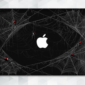 Halloween MacBook case Horror Dark MacBook Pro 14 13 16 Air 13 2022 12 15 Nature Aesthetic Spiders Black Trendy Design Scary Insect cover