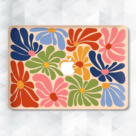 【COLOURBANANA】Macbook ケースセット Watercolor Flowers MacBook Case Set - Protective Abstract Watercolor Flowers