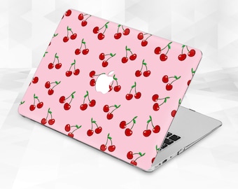 Cherries MacBook Case Cute Pink MacBook Pro 14 13 16 Air 13 2021