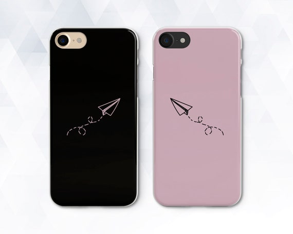 Planes iPhone Case Kawaii Girl iPhone XR Xs Black Pink Case