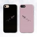 Planes iPhone case Kawaii Girl iPhone XR Xs 8 7 Black Pink case for Galaxy s10 s9 Pixel 3a Cute Aesthetic Illustration Tumblr Simple In Love