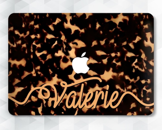 Name MacBook Case Aesthetic Custom MacBook Pro 14 13 16 Air 13 2022 12 15  Personalized Trendy Unique Design Tortoise Shell Pattern Cover - Etsy