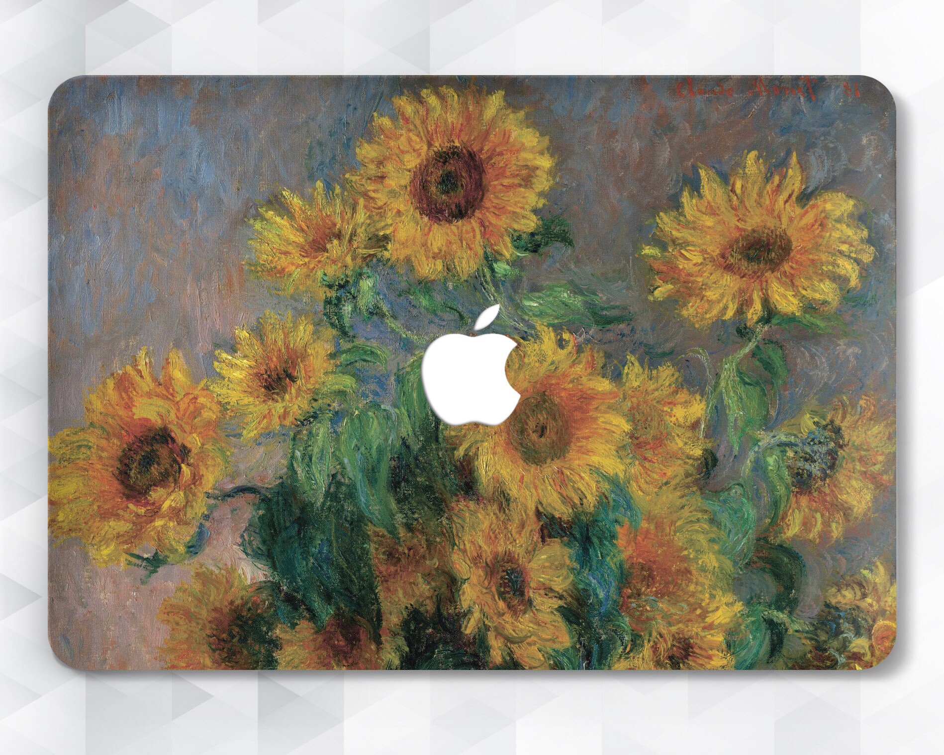 sunflower macbook air case
