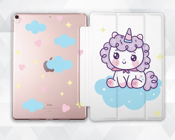 Unicorn iPad Case Cute Kawaii iPad 9.7 10.2 7th Girls Kids iPad Pro 11 10.5  12.9 Mini 5 Air 3 Stars Clouds Hearts Girly Magic Unicorn Cover - Etsy