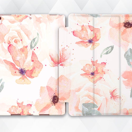 Flowers Ipad Case Aesthetic Cute Ipad 10 2 9th 9 7 Pro 11 10 5 Etsy