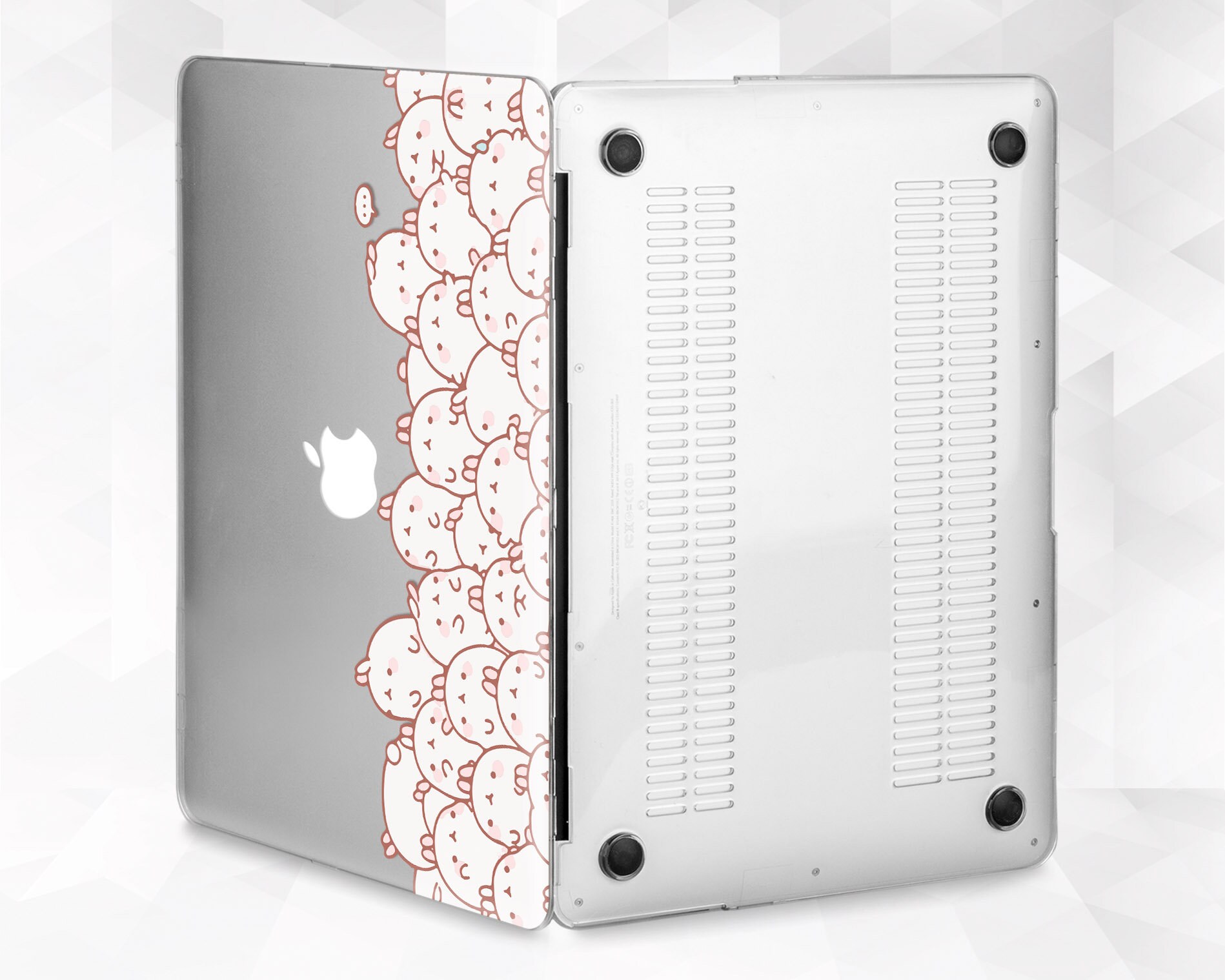 Bunnies MacBook Case Cute Girl MacBook Air 13 Inch 2018 Pro Bunnies MacBook Case Cute Girl MacBook Air 13 Inch 2018 Pro
