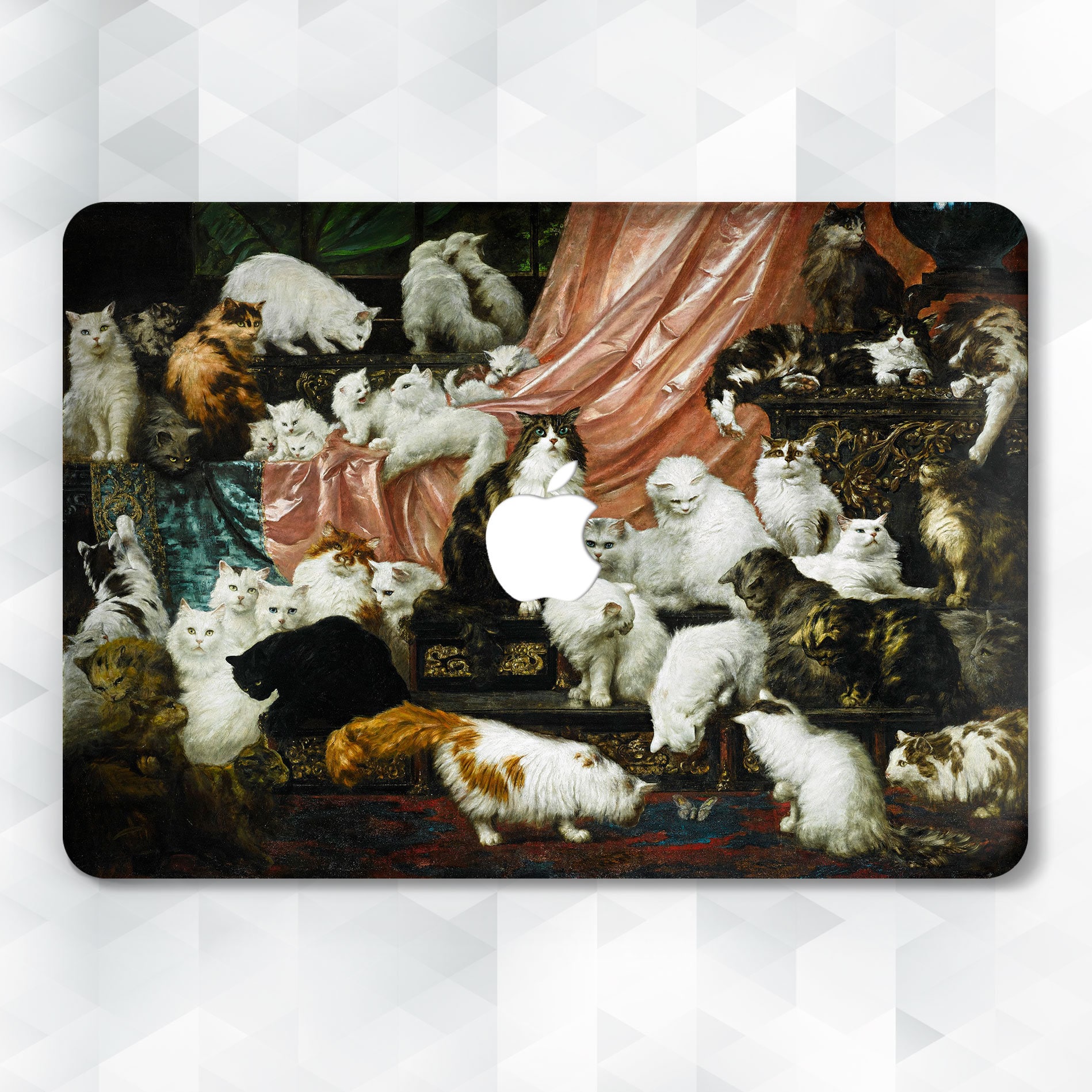 Buy Cats MacBook Case Vintage Painting MacBook Pro 13 14 Inch Air