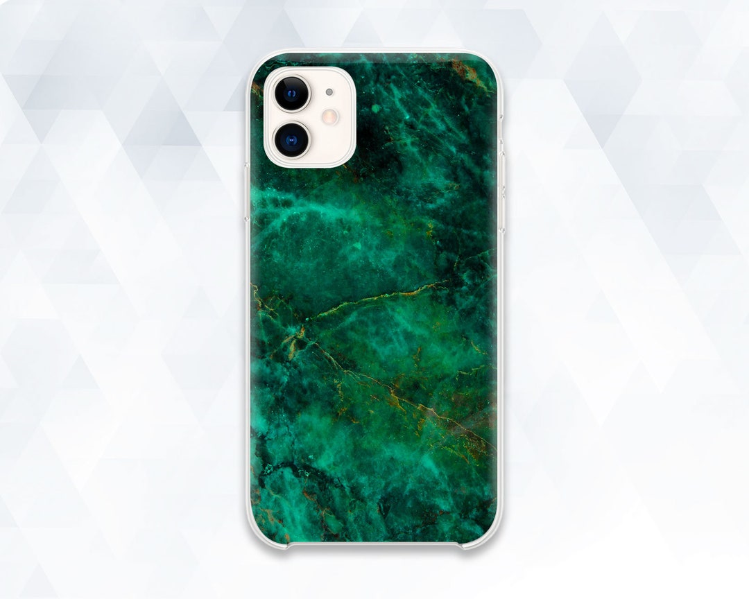Emerald iPhone Case Green Aesthetic iPhone 14 13 12 11 XR