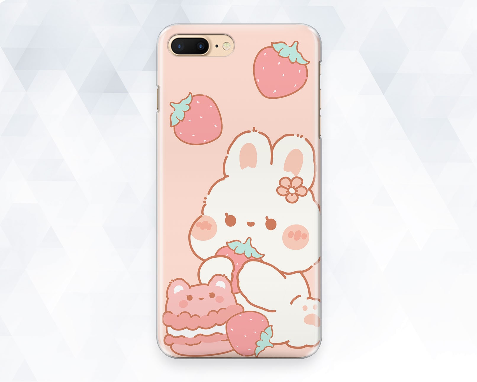 Bunny iPhone Case Kawaii Trendy iPhone 15 iPhone 14