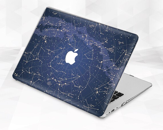 Stars Macbook Case Blue Map Macbook Pro 13 Inch 2018 Air 13 11 - Etsy