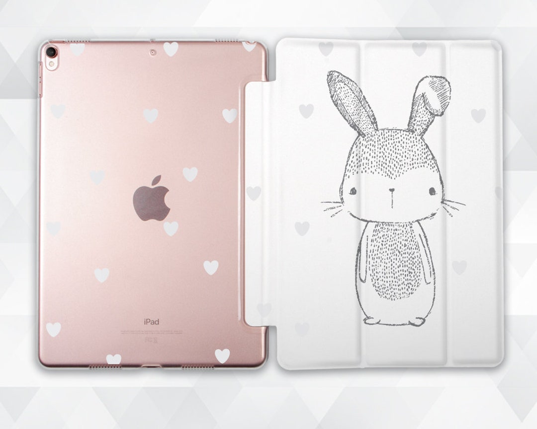 Snow Rabbit　iPad Bunny iPad Case Cute Kids iPad 9.7 10.2 7th Girls Kawaii