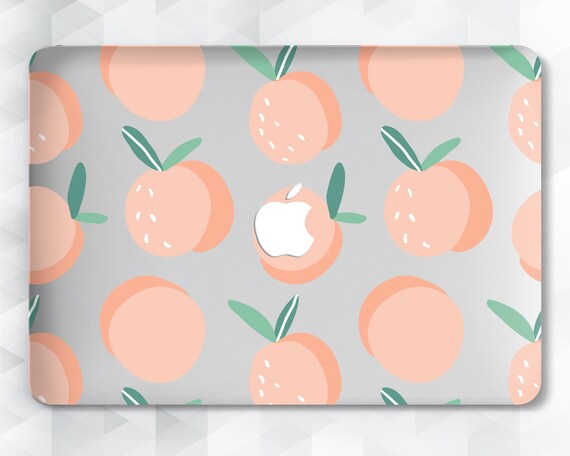 Peach Macbook Case Cute Girl Macbook Pro 13 Inch 18 Air 13 Etsy