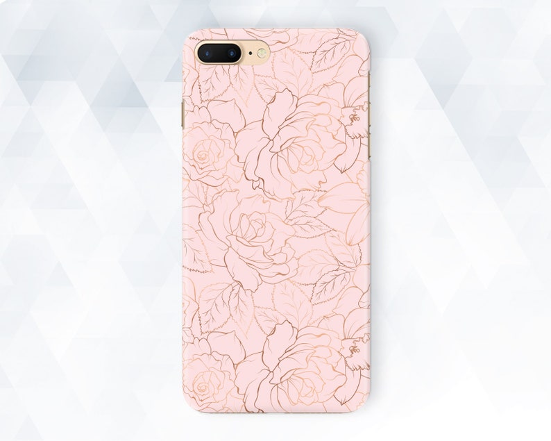 Flowers Iphone Case Cute Girl Iphone 11 Pro Max Xr 8 7 Roses Etsy