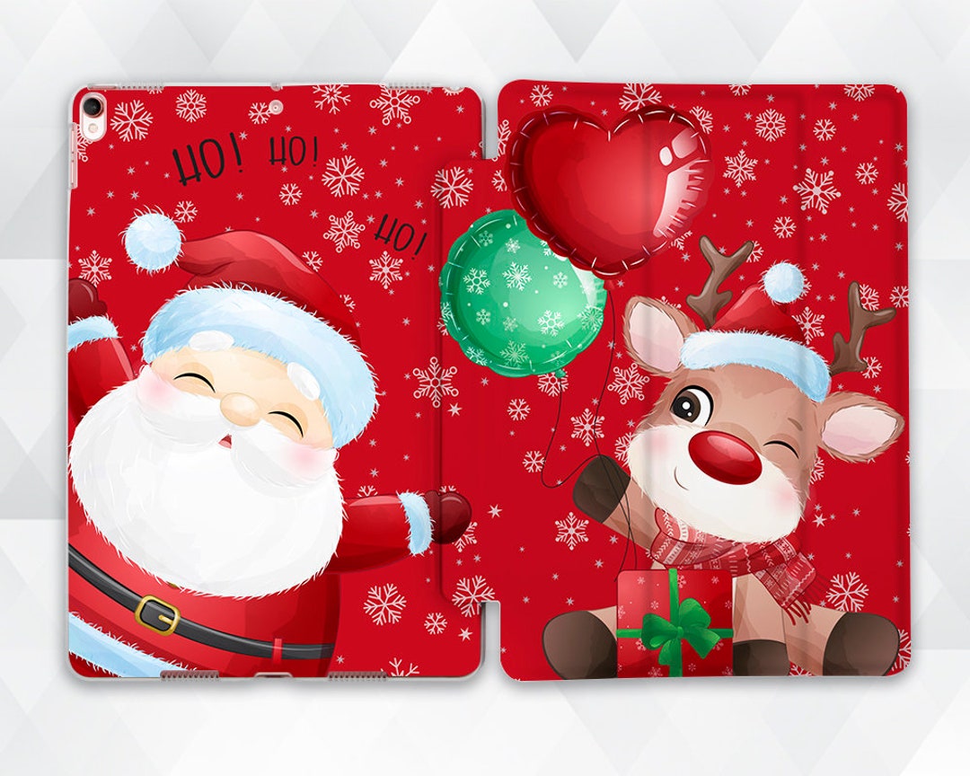 Christmas iPad Case Cute Funny iPad 10.2 9.7 Pro 11 10.5 12.9 Air 4